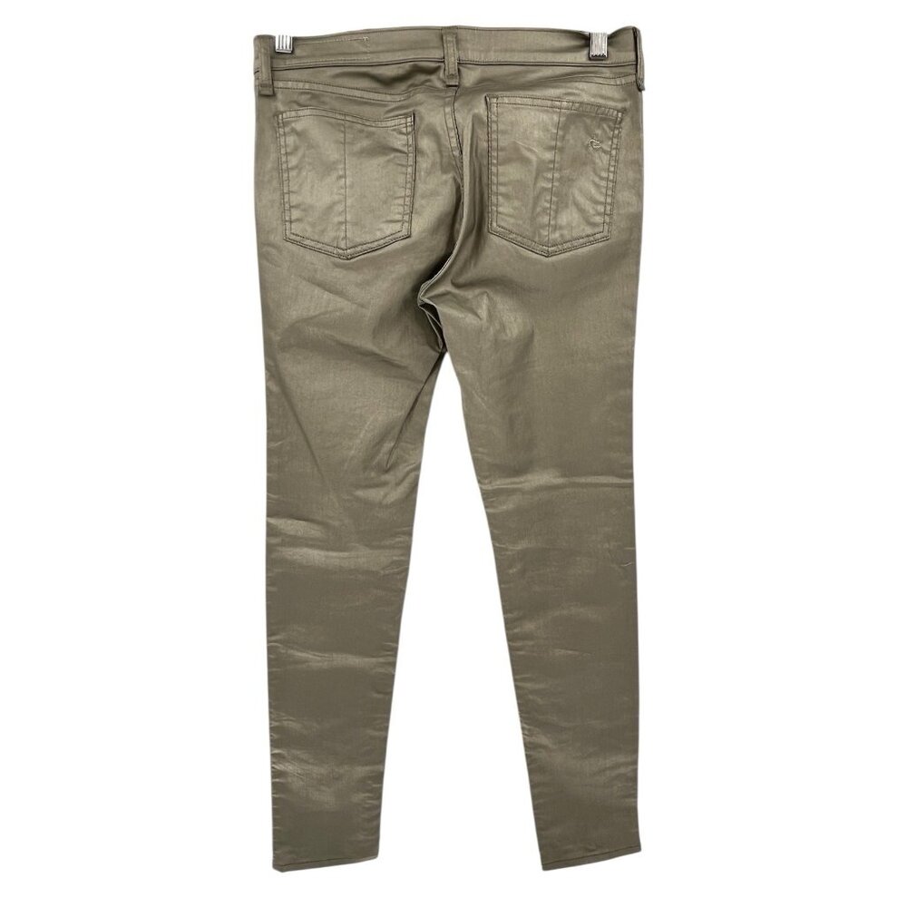 RAG & BONE Women's Champagne Metallic Shiny Legging Pant 29 - Picture 6 of 6